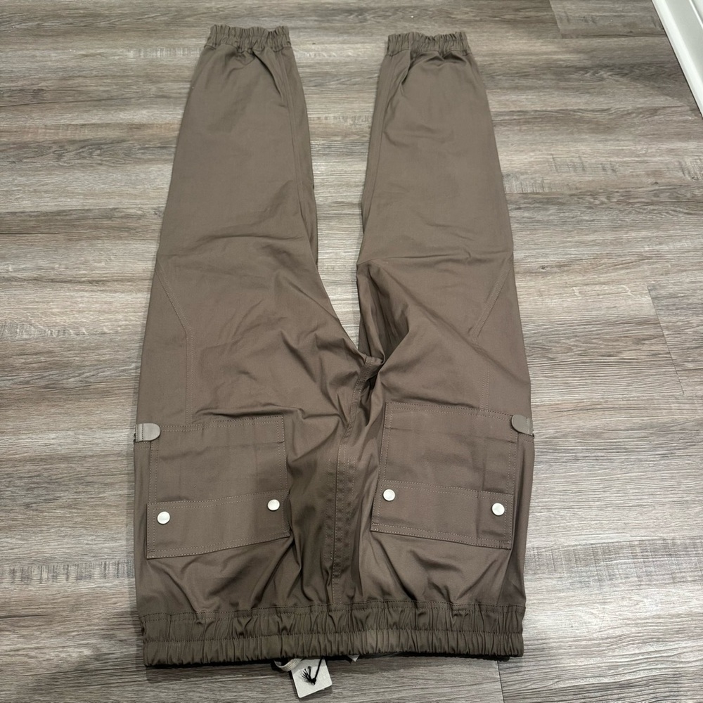 Rick Owens Bauhaus Cargo Drawstring Pants in Dust - Picture 15 of 15